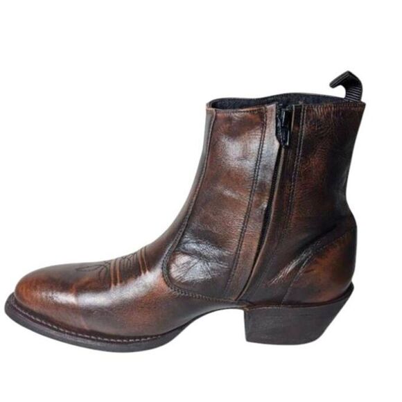 NWOB LAREDO Fletcher Brown Leather Boot Size 10.5D Rockport Works Work Boots Composite Toe Waterproof Brown  main image 4